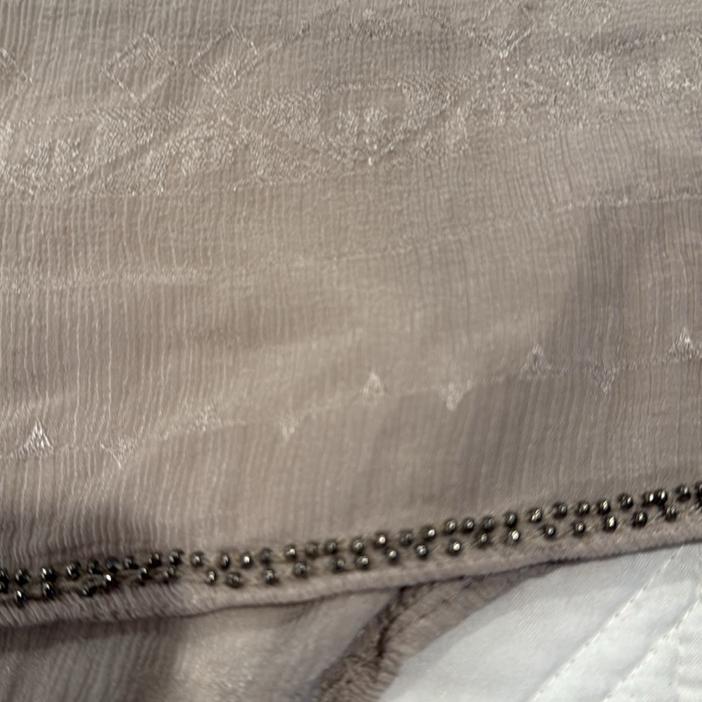 Free People Delilah Mini Dress Size Small Grey with Silver beading - Picture 15 of 16